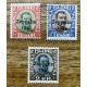 ISLANDIA AEREO 1931 Yv. 9/11 SERIE COMPLETA DE ESTAMPILLAS NUEVAS CON GOMA/MINT ZEPPELIN 115 EUROS, RARA